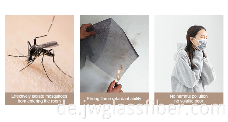 Werbemaßnahmen 18x18mesh plissierter Glasfaser -Plisse -Insektenbildschirm